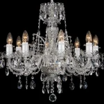 Kristal ljósakróna 8 ljósa